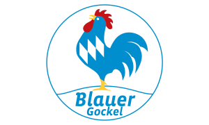 Blauer Gockel Logo