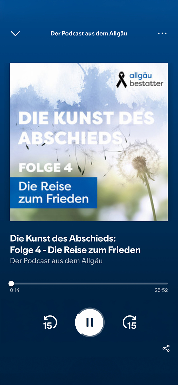 Abbildung der vierten Folge des Bestatter Podcasts 