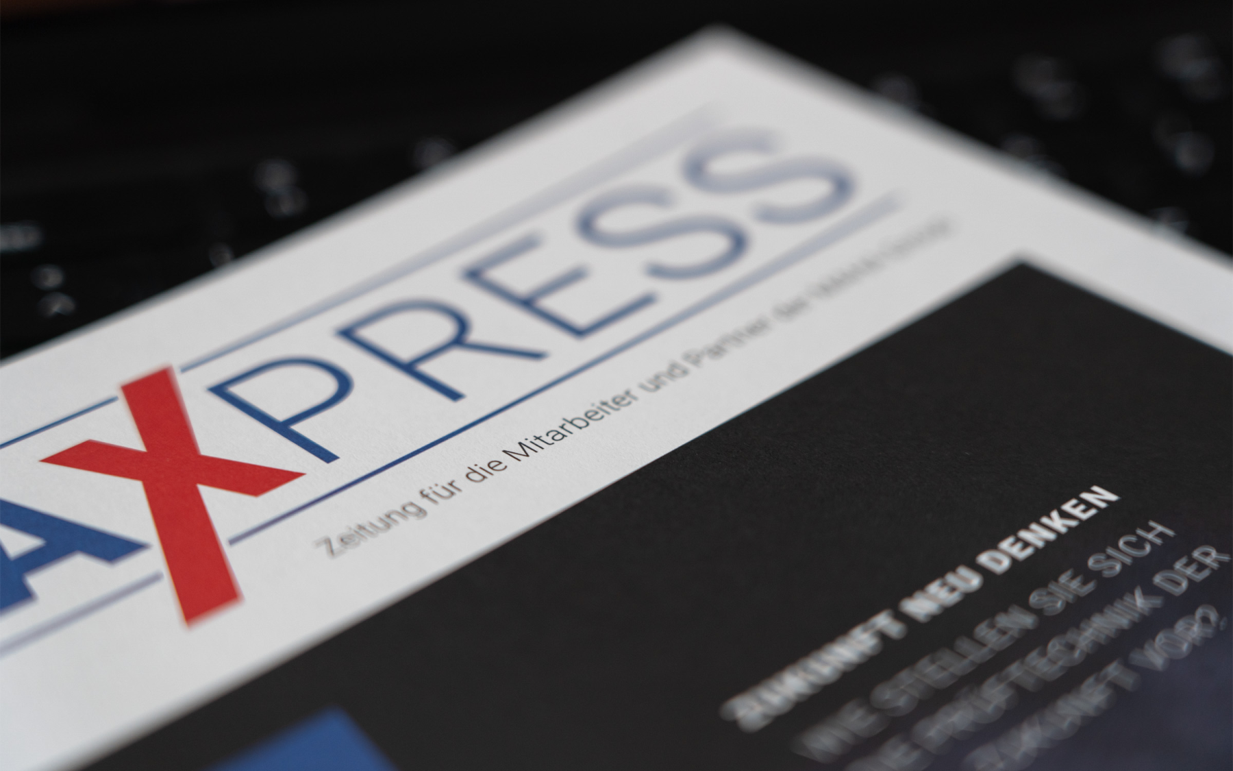 MAHA Xpress, das Mitarbeitermagazin von MAHA 